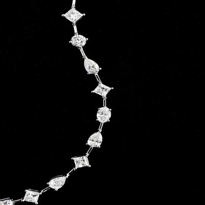 14K Brilliance Lab Взрослый мужчина сделал бриллиантовые браслеты Звездный стиль моды